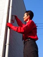 雨どい掃除、枯葉や落ち葉清掃